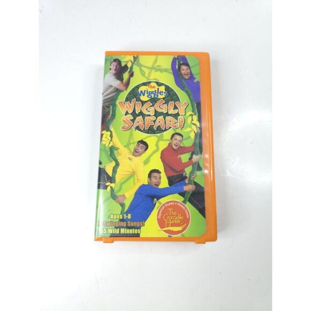 The Wiggles - Wiggly Safari VHS 2002 With Steve Irwin The Crocodile Hunter Film